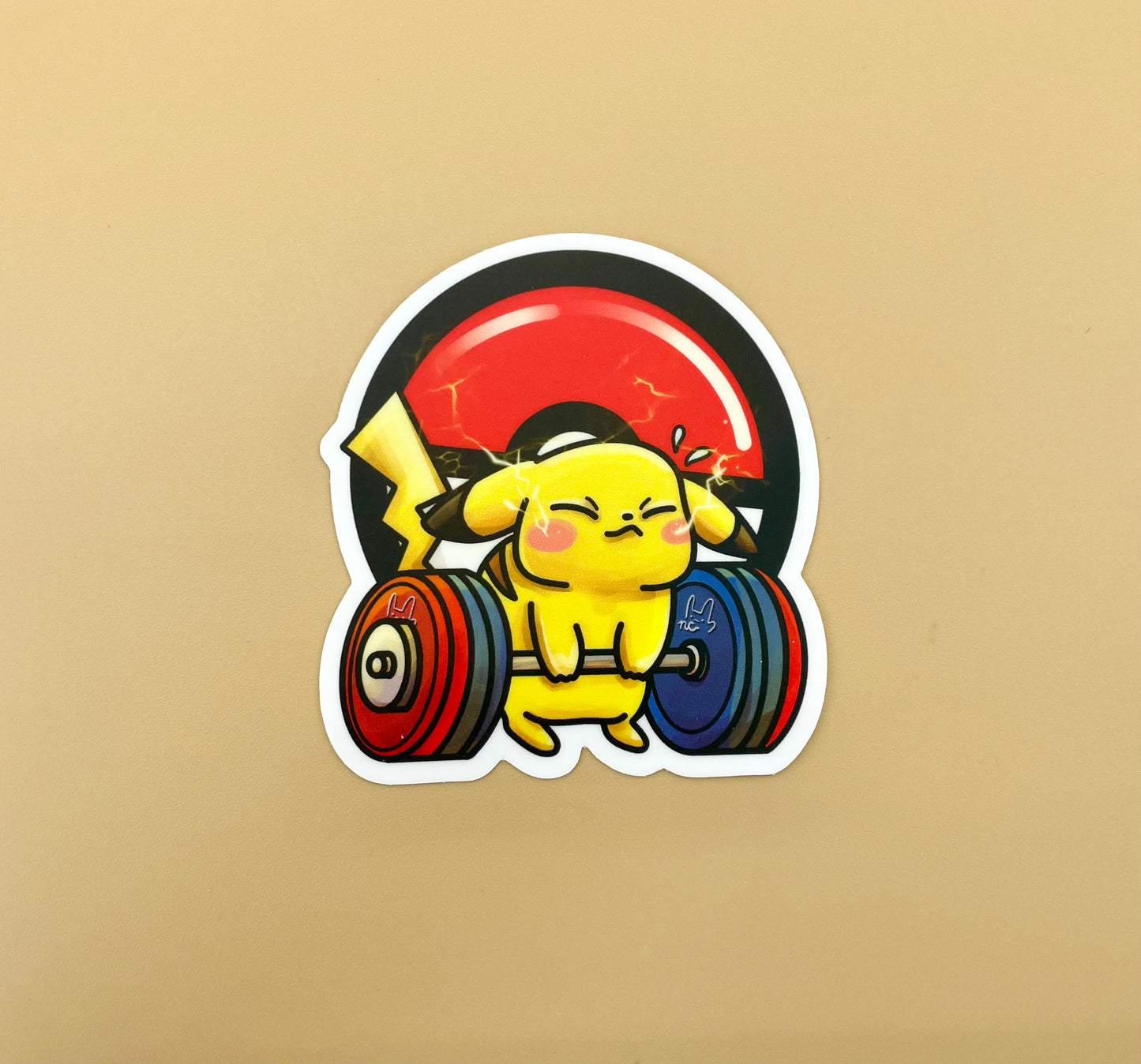 Electric Gym Vinyl Stickers & Keychains