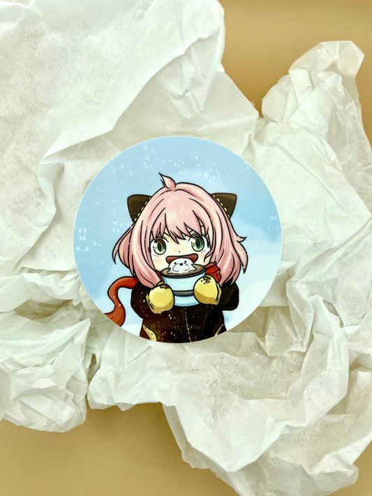 Spy x Winter Vinyl Sticker (Inspired Art)