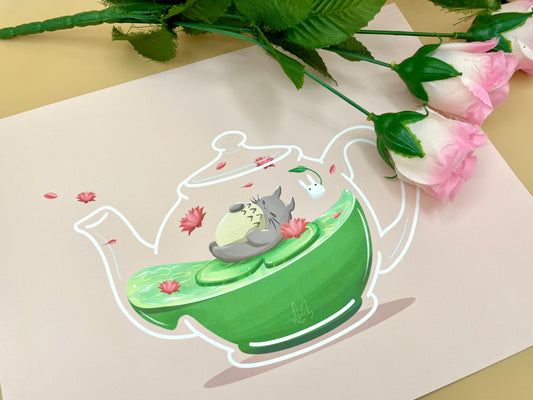 Spirit Café Matcha Print (Inspired Art)