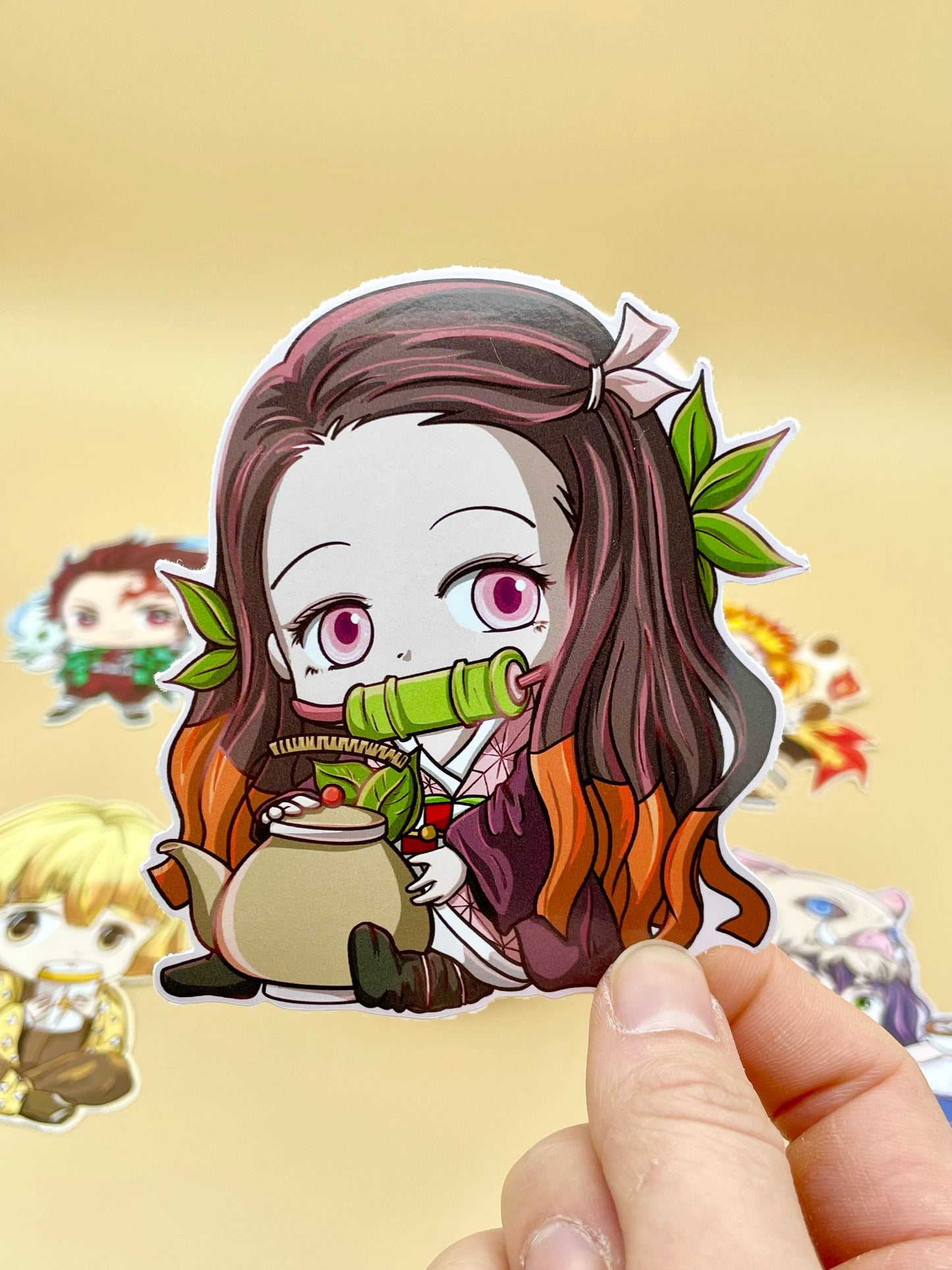 Demon Café Vinyl Stickers (Inspired Art)