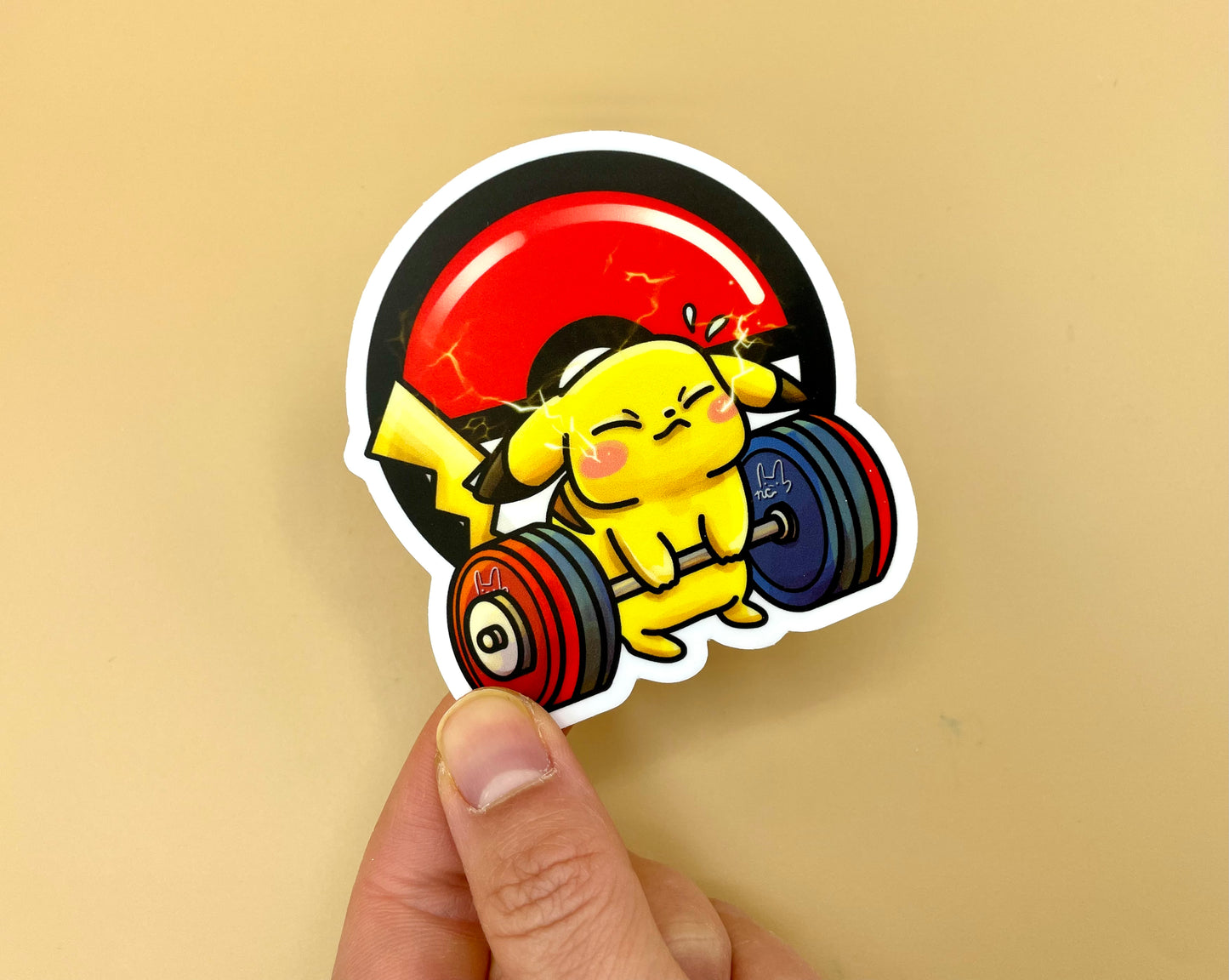 Electric Gym Vinyl Stickers & Keychains