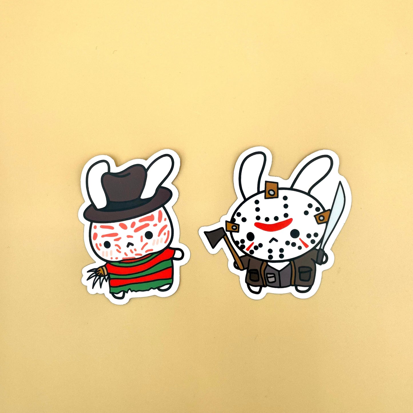 Horror Bunny Vinyl Stickers (Inspired Art)