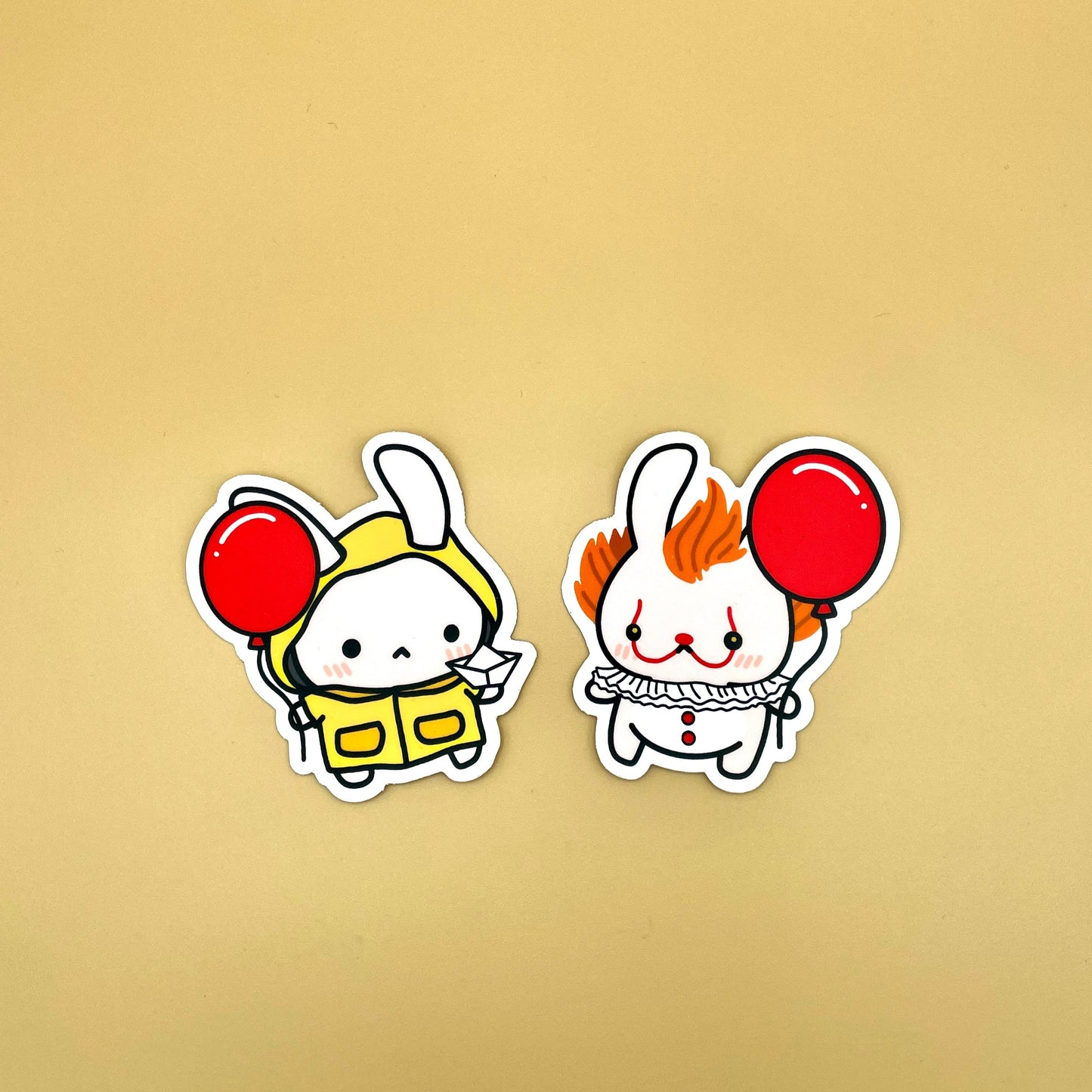 Horror Bunny Vinyl Stickers (Inspired Art)
