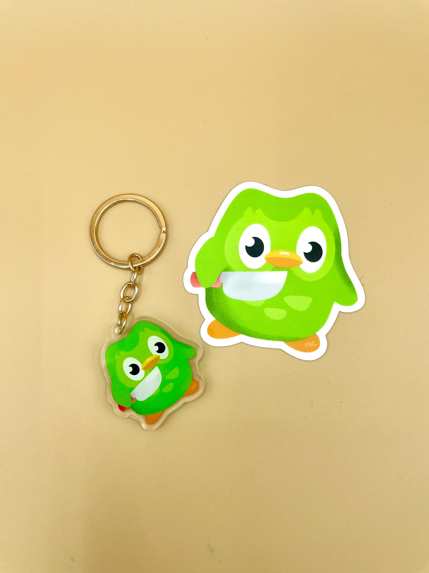 Stabby Owl Sticker/Keychain/Enamel Pin/Magnet