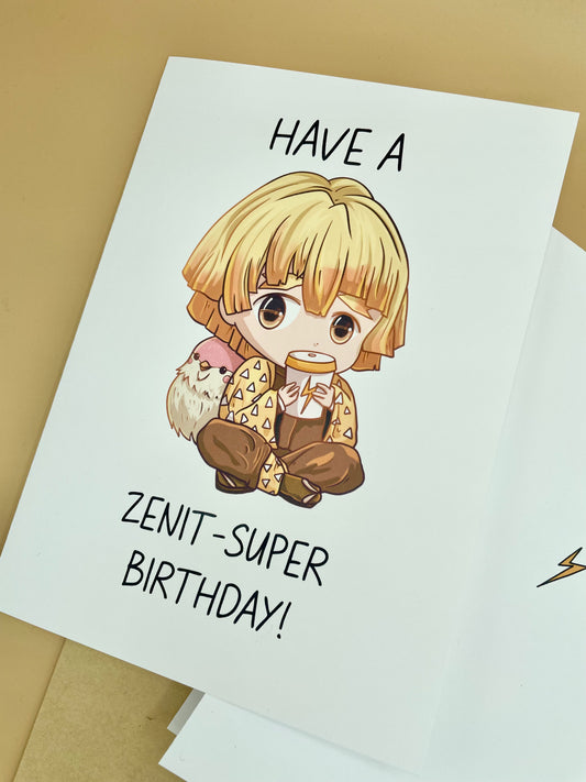 Have a Zenit-super Birthday Card (Inspired Art)