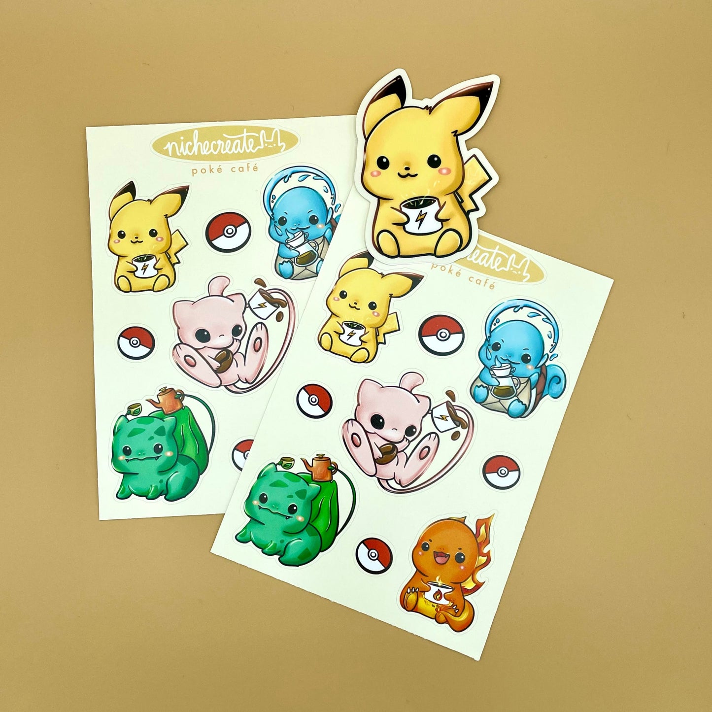 Brewer Starter Pack Vinyl Sticker Sheet (Inspired Art)