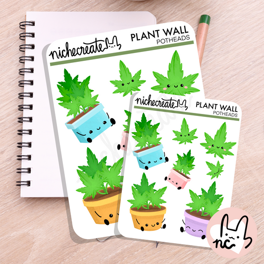 Potheads Planner Sticker Sheet