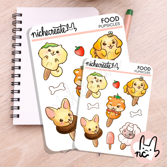 Pupsicles Planner Sticker Sheet