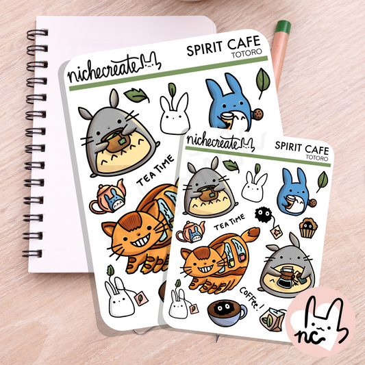 Spirit Cafe Planner Sticker Sheet (Inspired Art)