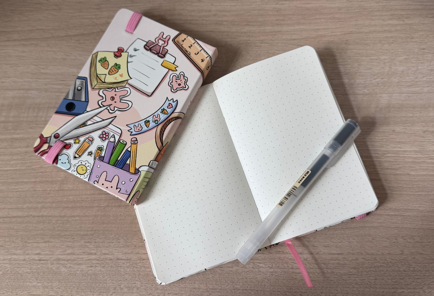 Bunny Stationery Notebooks/Sketchbooks | A5, A6 | Dotted Bullet Journal, Blank