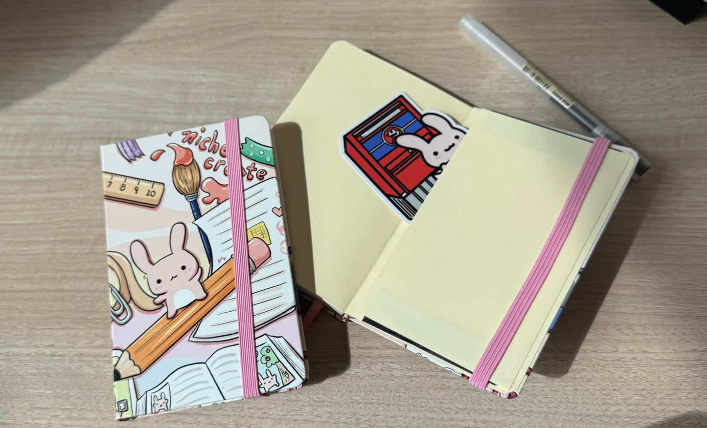 Bunny Stationery Notebooks/Sketchbooks | A5, A6 | Dotted Bullet Journal, Blank