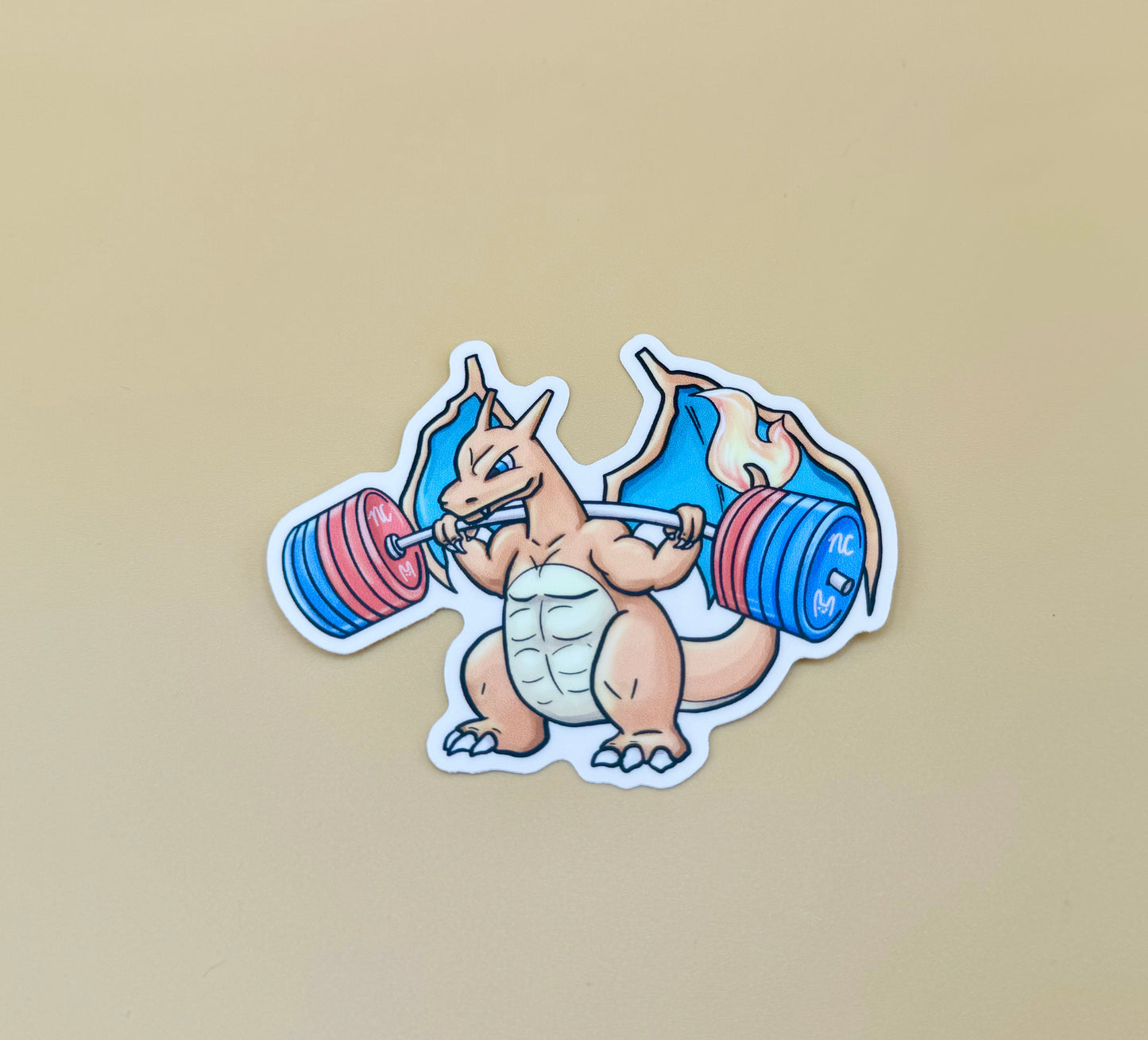 Fire Gym Vinyl Stickers (Inspired Art)