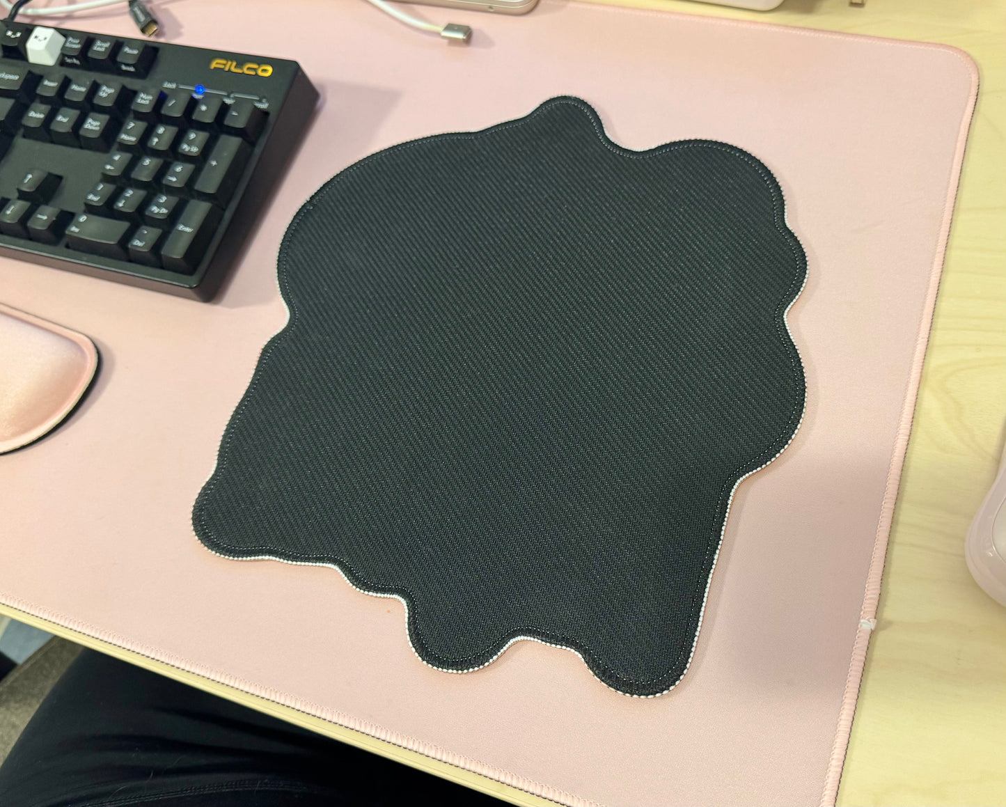 This Is Fine Dog Mousepad