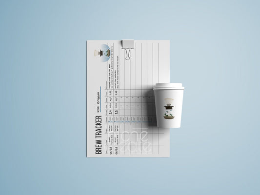 Minimalist Brew Tracker PRINTABLE (Digital)- Coffee Log/Journal