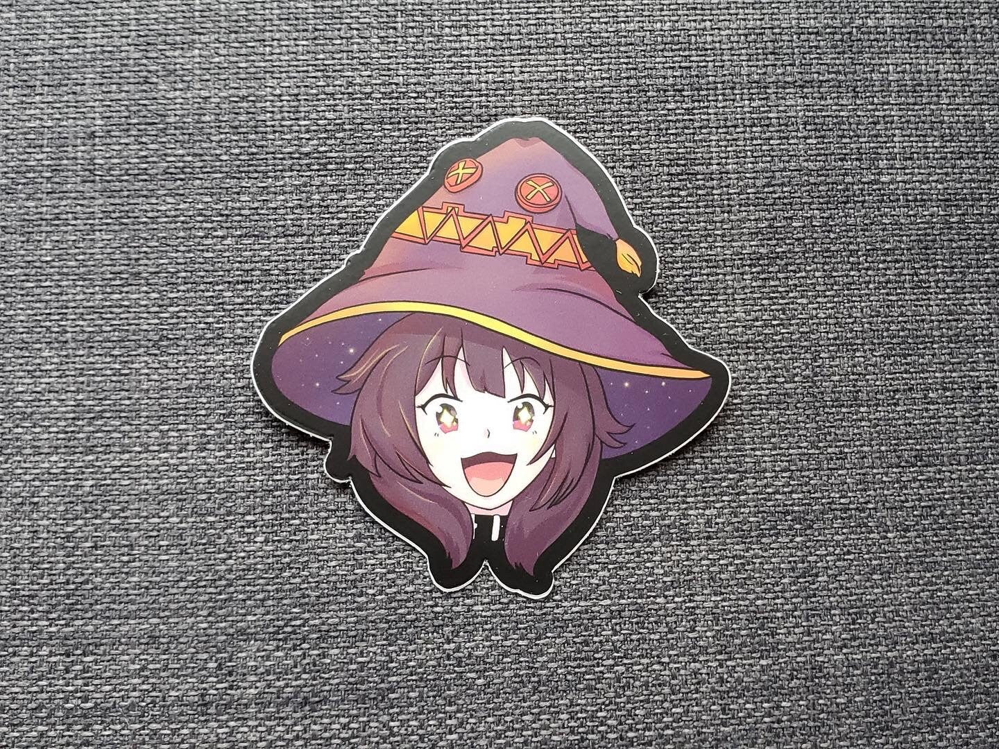 Megumin Merch Megumin Vinyl Sticker (Inspired Art) – Niche Create