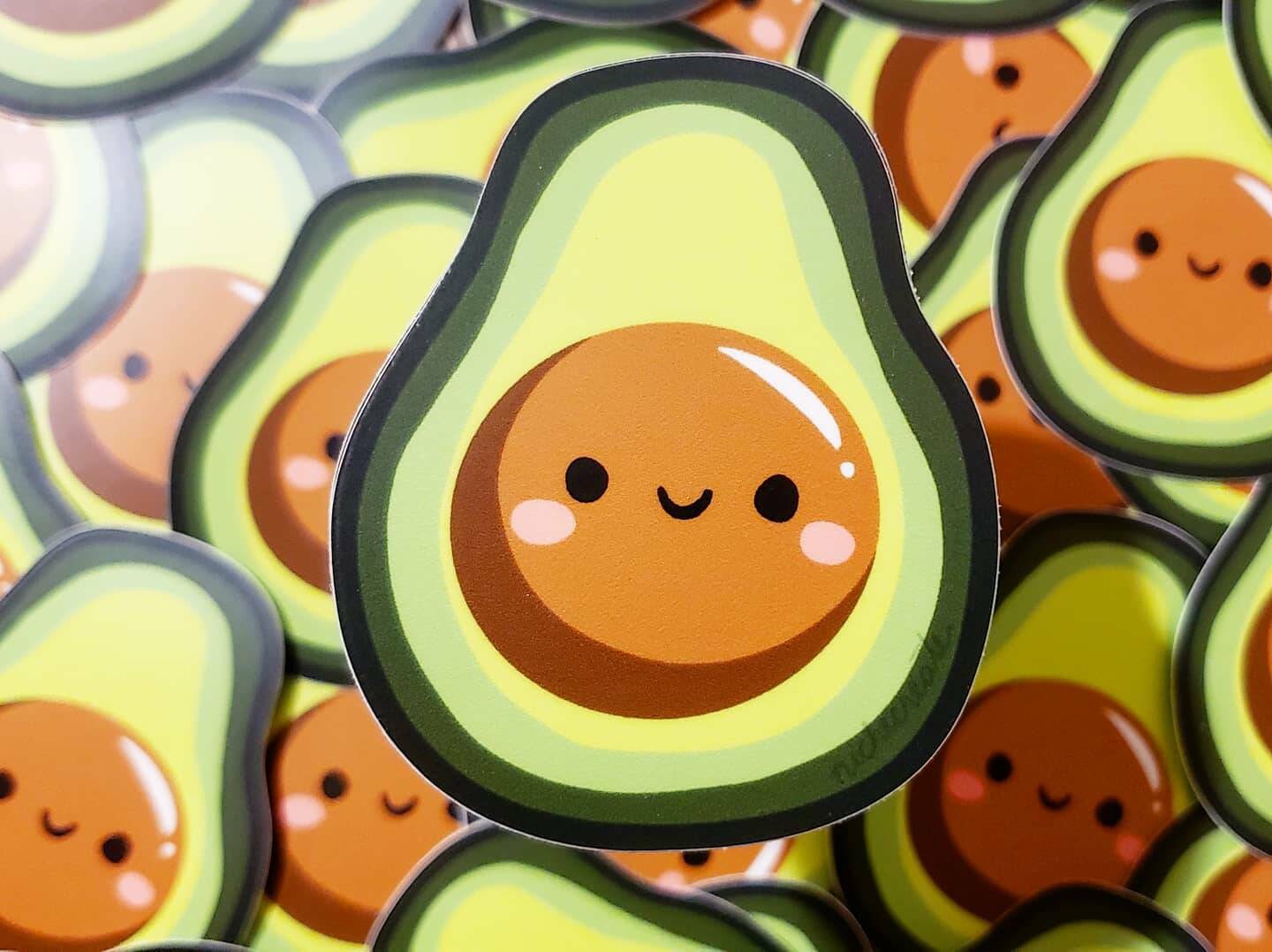 Avocado Vinyl Sticker