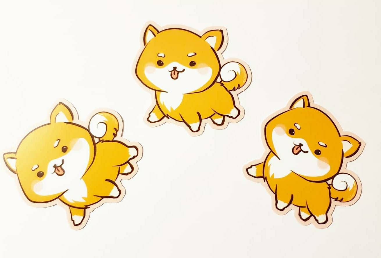 Shiba Inu Vinyl Sticker