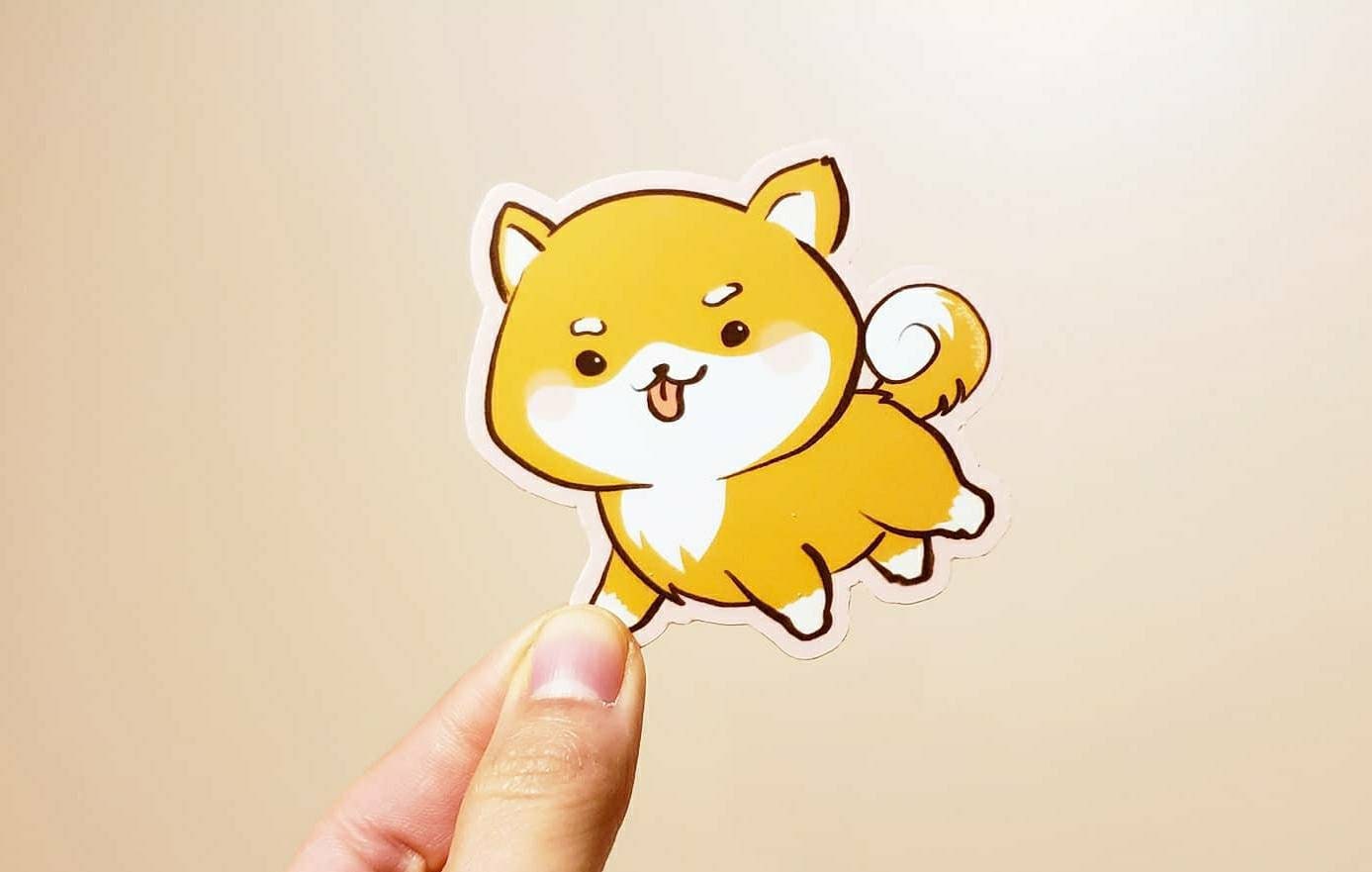 Shiba Inu Vinyl Sticker