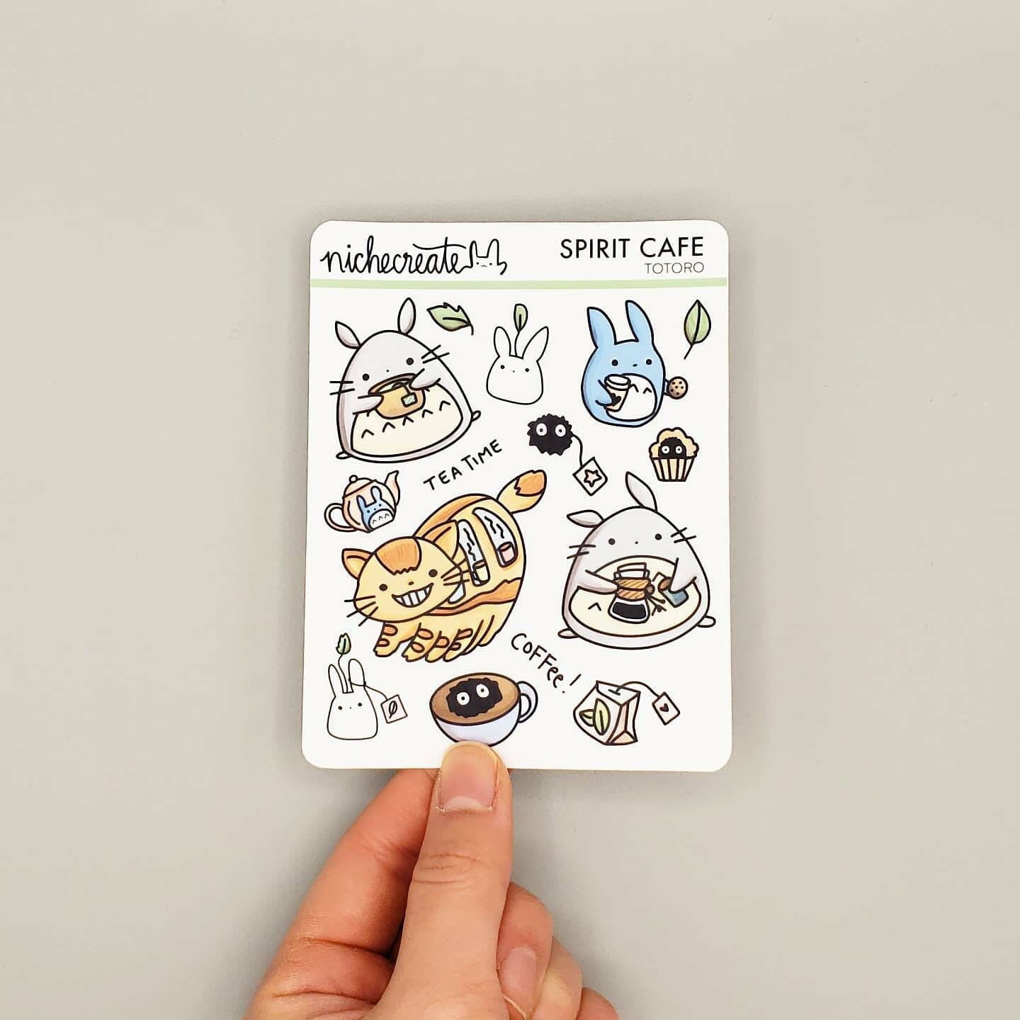 Spirit Cafe Planner Sticker Sheet (Inspired Art)