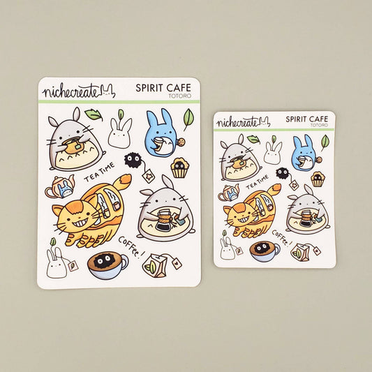 Spirit Cafe Planner Sticker Sheet (Inspired Art)