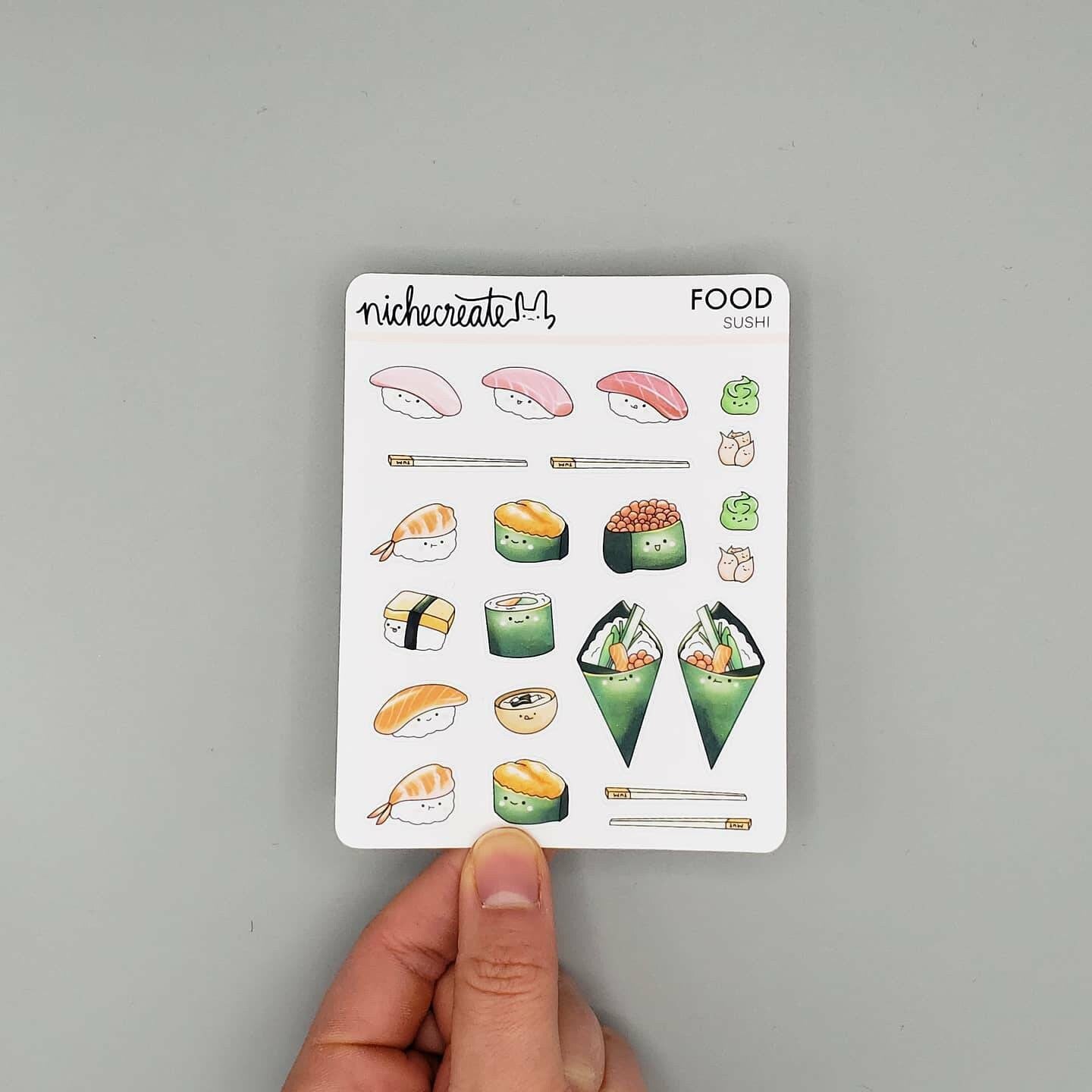 Sushi Planner Sticker Sheet