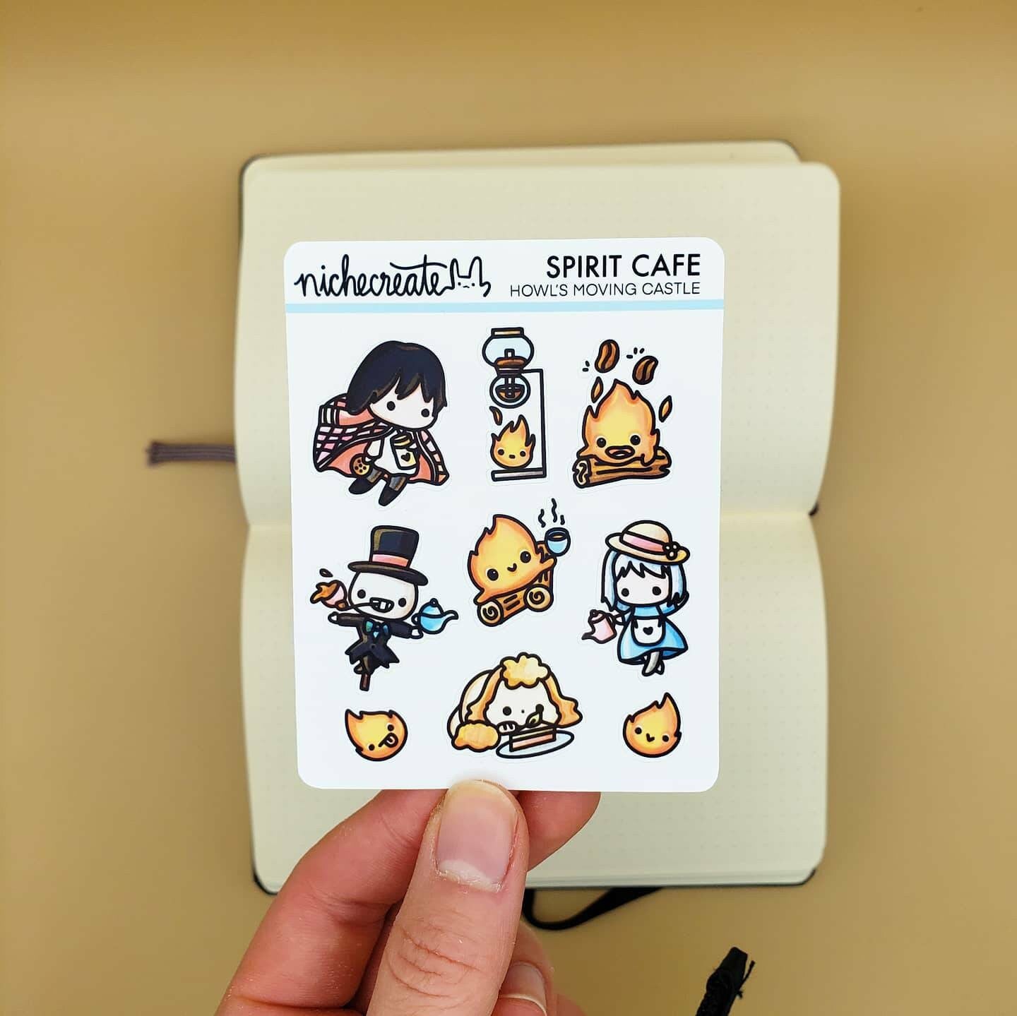 Spirit Cafe 3 Planner Sticker Sheet (Inspired Art)