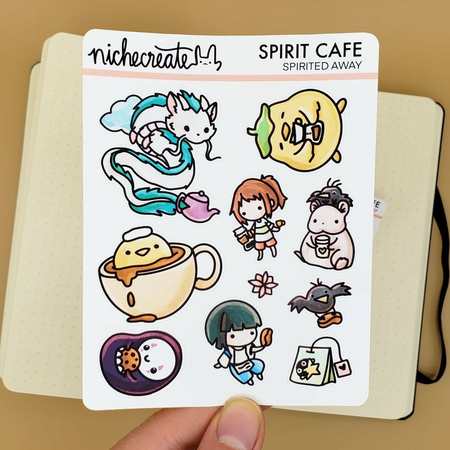 Spirit Cafe 2 Planner Sticker Sheet (Inspired Art)
