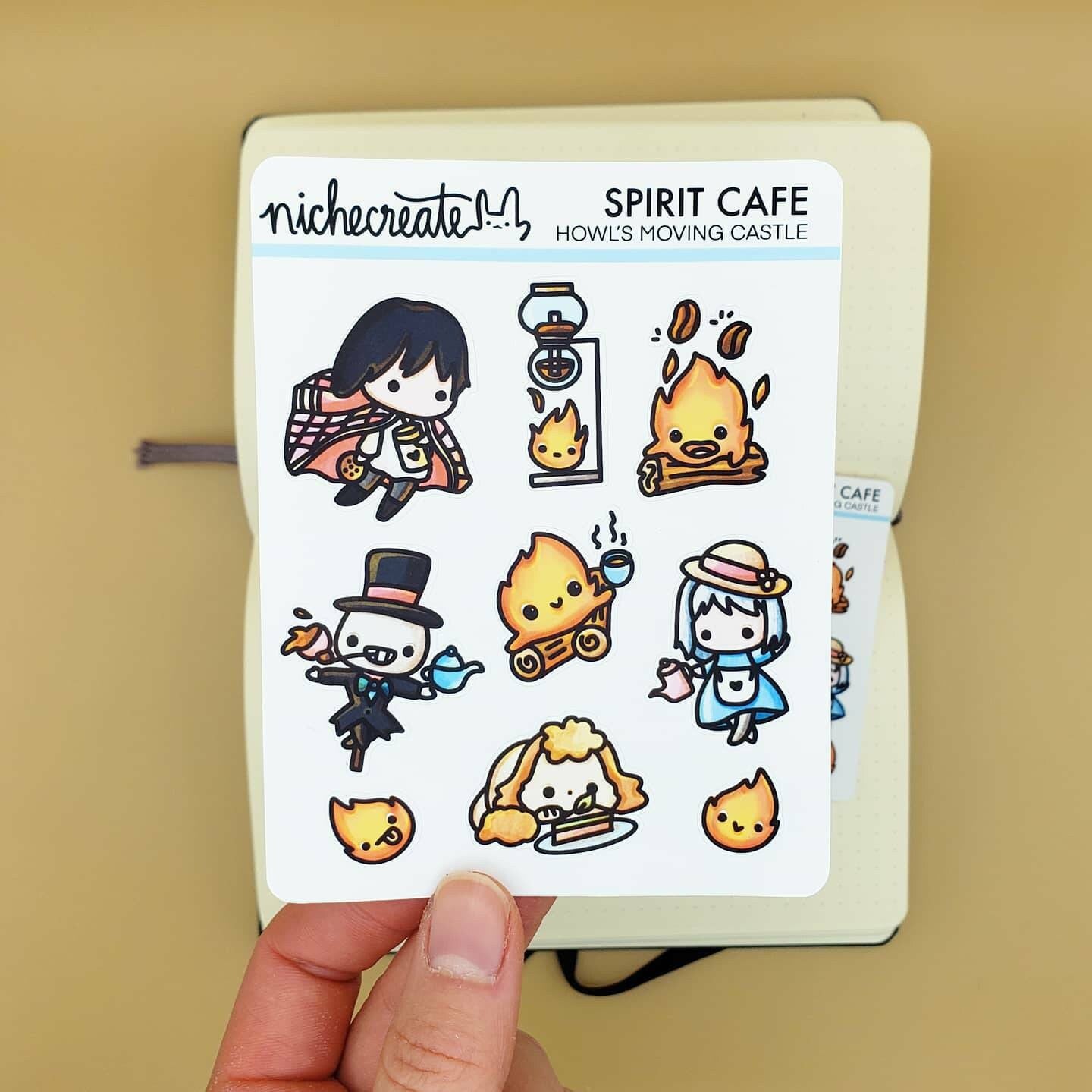 Spirit Cafe 3 Planner Sticker Sheet (Inspired Art)
