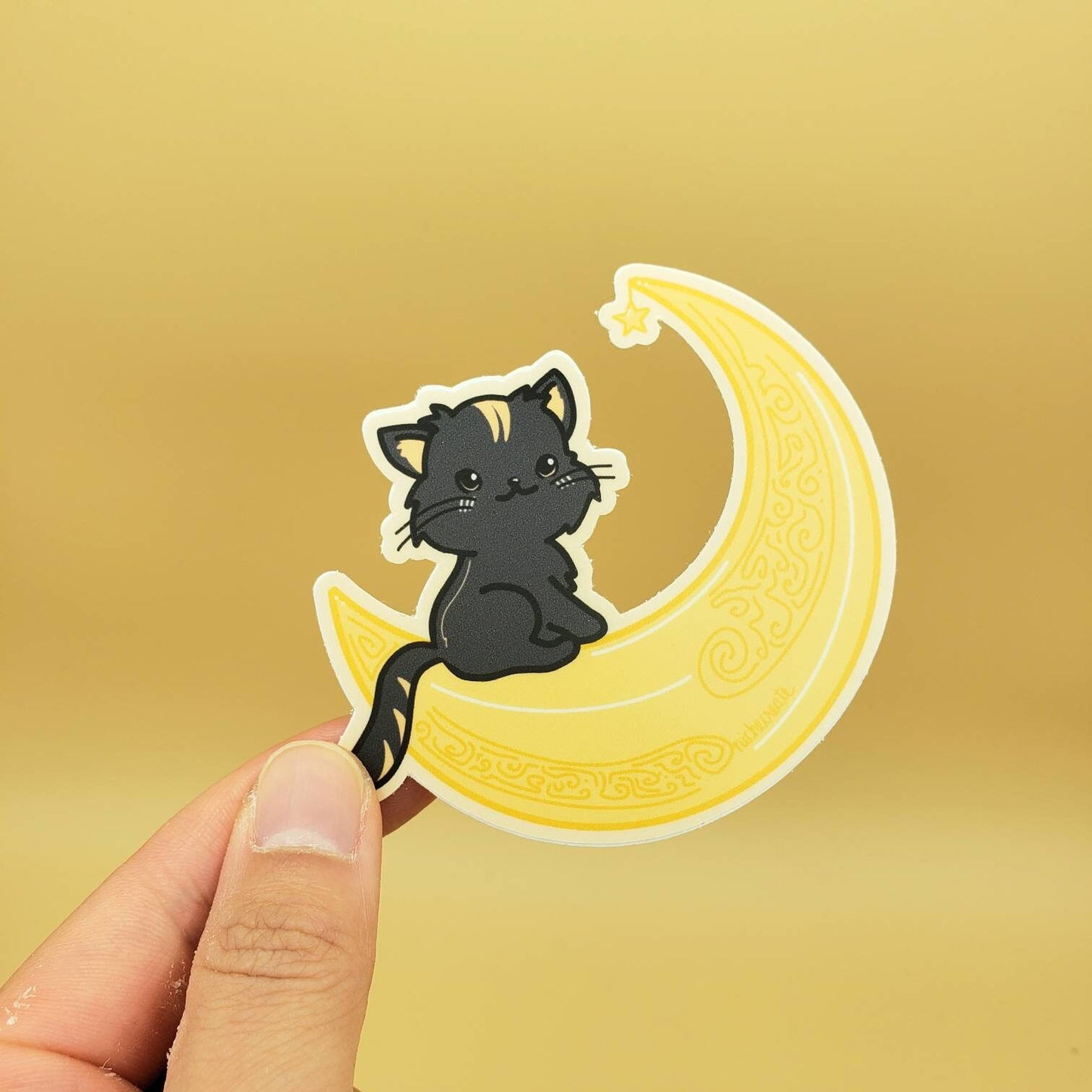 Black Cat Vinyl Stickers | Moon, Pumpkin Spice Latte, Pumk'n