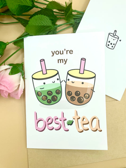 You're My Best-Tea Card | Customizable