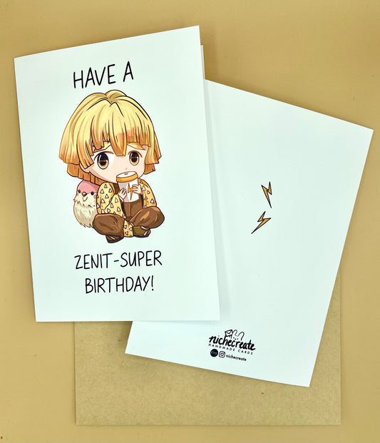 Have a Zenit-super Birthday Card (Inspired Art)