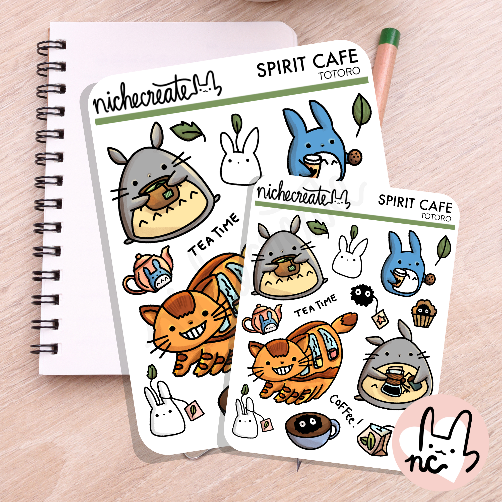Spirit Cafe Planner Sticker Sheet (Inspired Art) – Niche Create