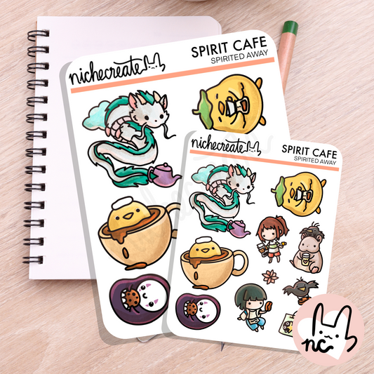 Spirit Cafe 2 Planner Sticker Sheet (Inspired Art)